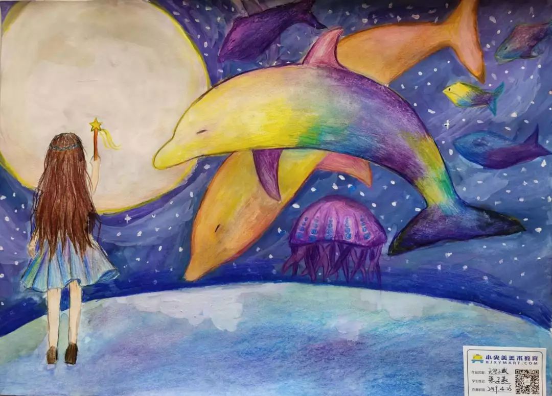 重磅giotto齐多青少年慈善艺术绘画大赛冠亚季军作品诞生