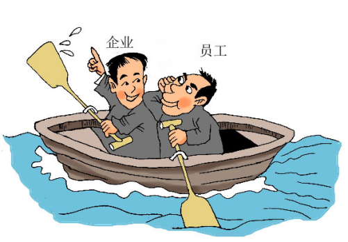 企业员工同舟共济一荣俱荣一损俱损
