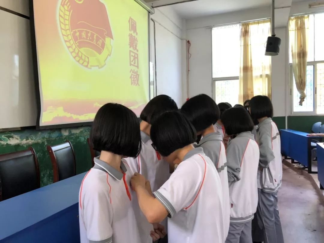 南海中学举行2019年离队入团仪式