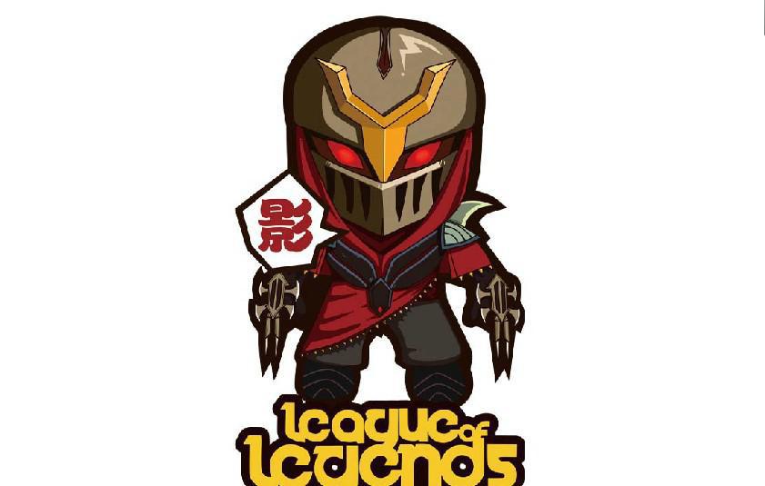劫在lol中的形象是都被包裹着,金属材质的面具让他看上去十分的酷,也