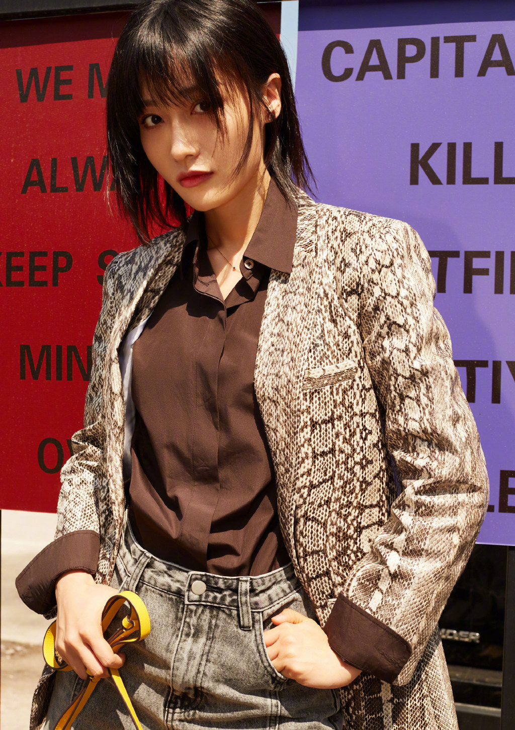 干练又帅气:田沅