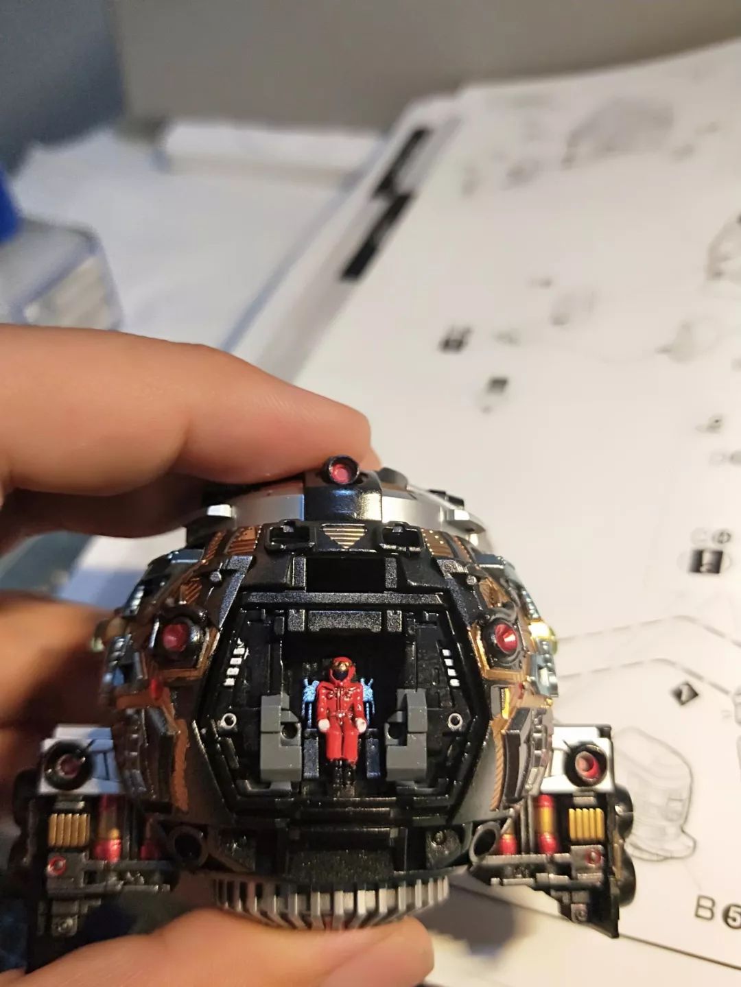 mg铁球改色临摹制作铁球果然要靠内构和分色