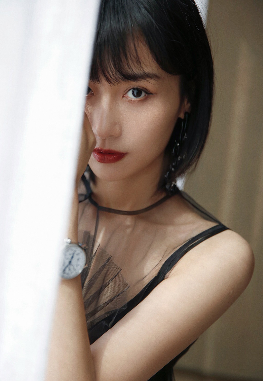 干练又帅气:田沅