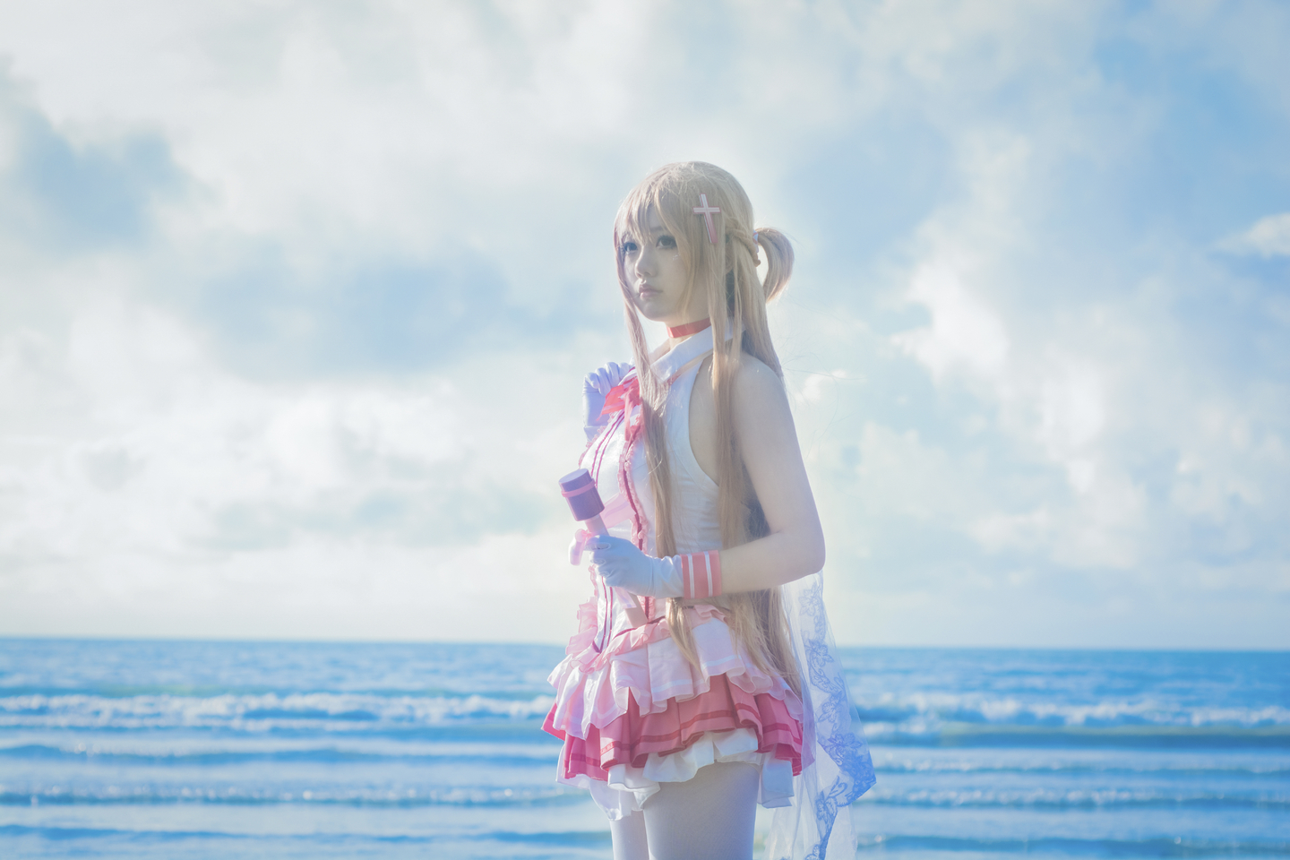cos:刀剑神域-海边的亚丝娜.