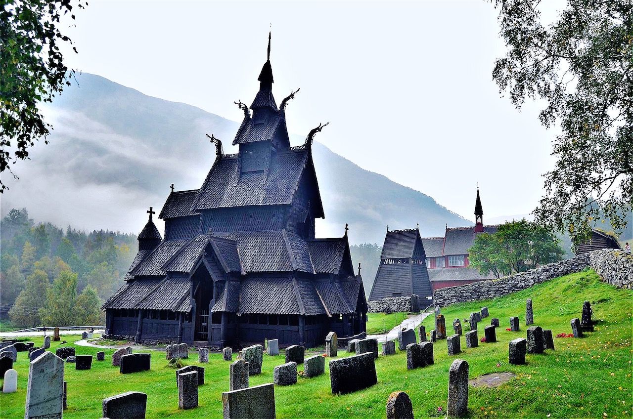 挪威的博尔贡木板教堂(borgund stave church, norway)拉利贝拉被认为
