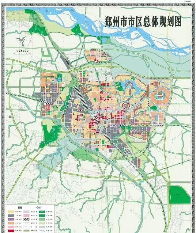 2035版郑州规划图图片