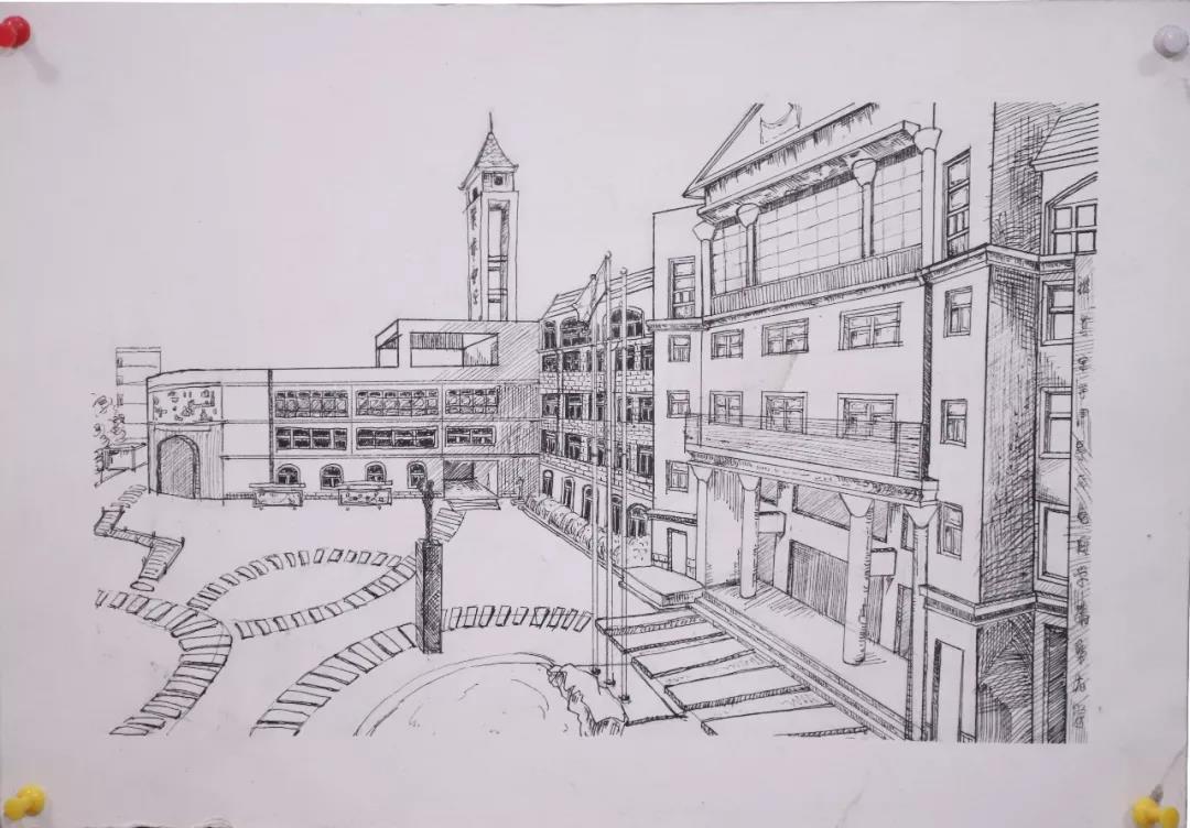 保定美术中学黑白灰中的简约美中