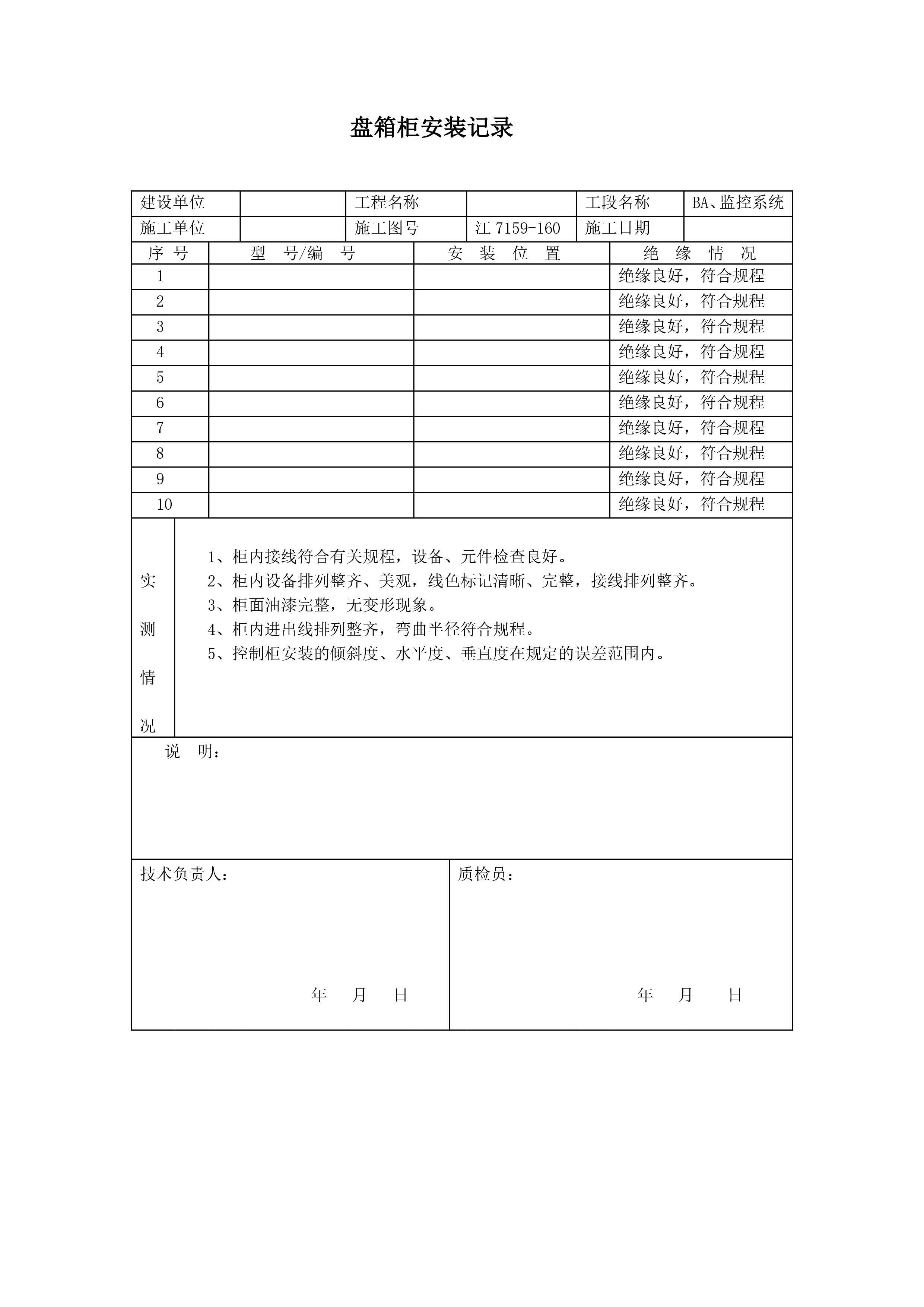 一份弱電竣工報告 傾情奉獻給做弱電的朋友