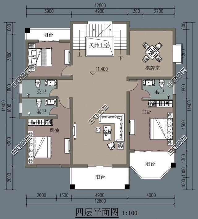 江蘇劉先生60萬建5層農村房旋轉樓梯天井全都有美到鄰居羨