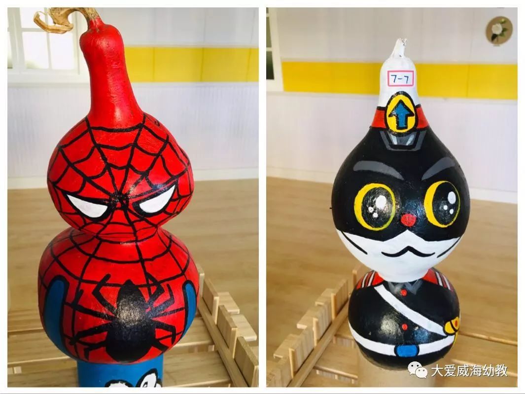 爱满大地立福童年七创意葫芦画