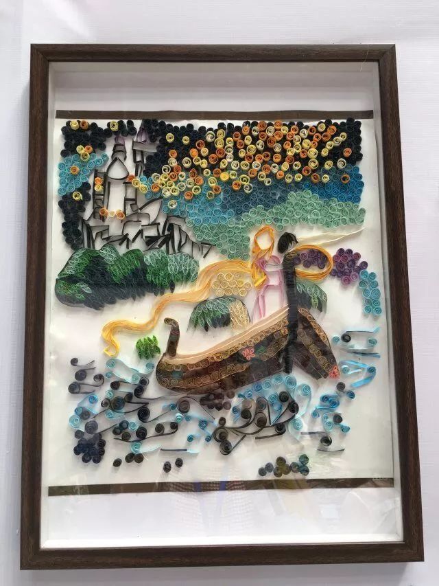 沁北中心小学七彩衍纸工作坊亮相沁阳市第12届中小学生艺术