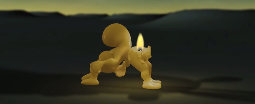 火苗熄灭了,正在蜡烛人绝望的时候,带着另一个火把