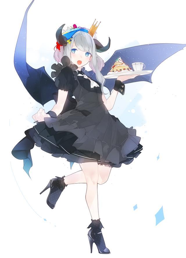 甜美又性感的独特魅力一组小恶魔系二次元女生头像太好看了