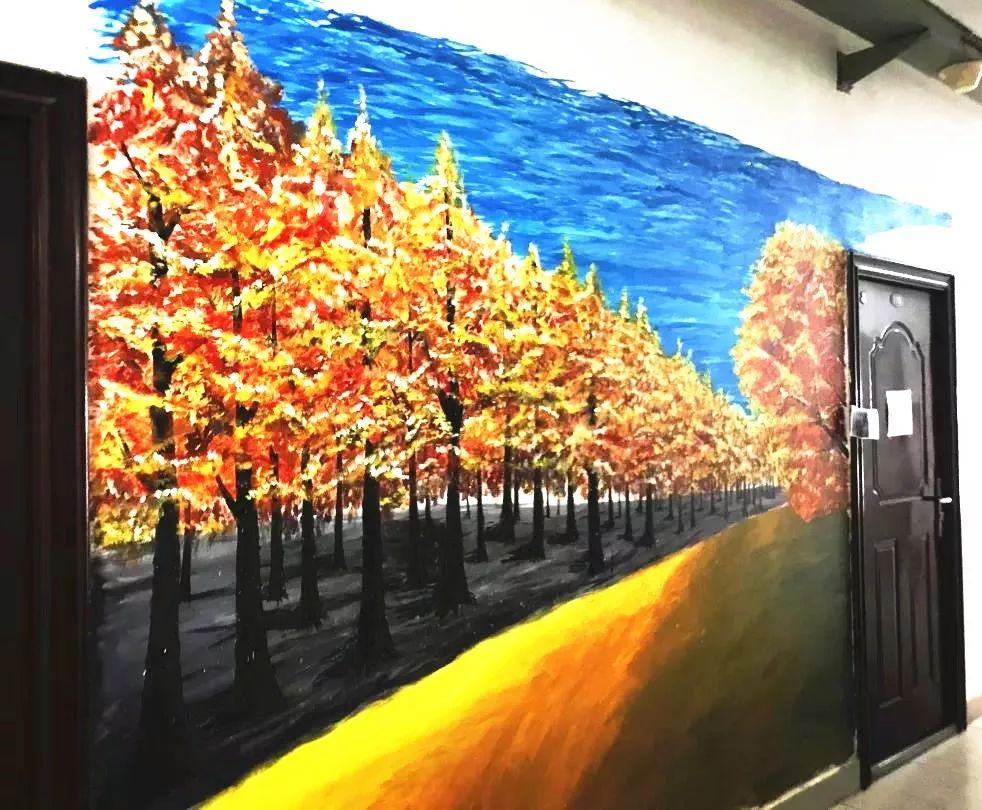 住在海大手绘青春第三届宿舍创意墙绘大赛等你来投票