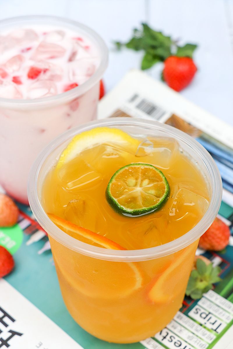 还有黄金脏饮,芒果脏饮,鲜百香果绿茶,这次来没喝到,给下回留个念想.