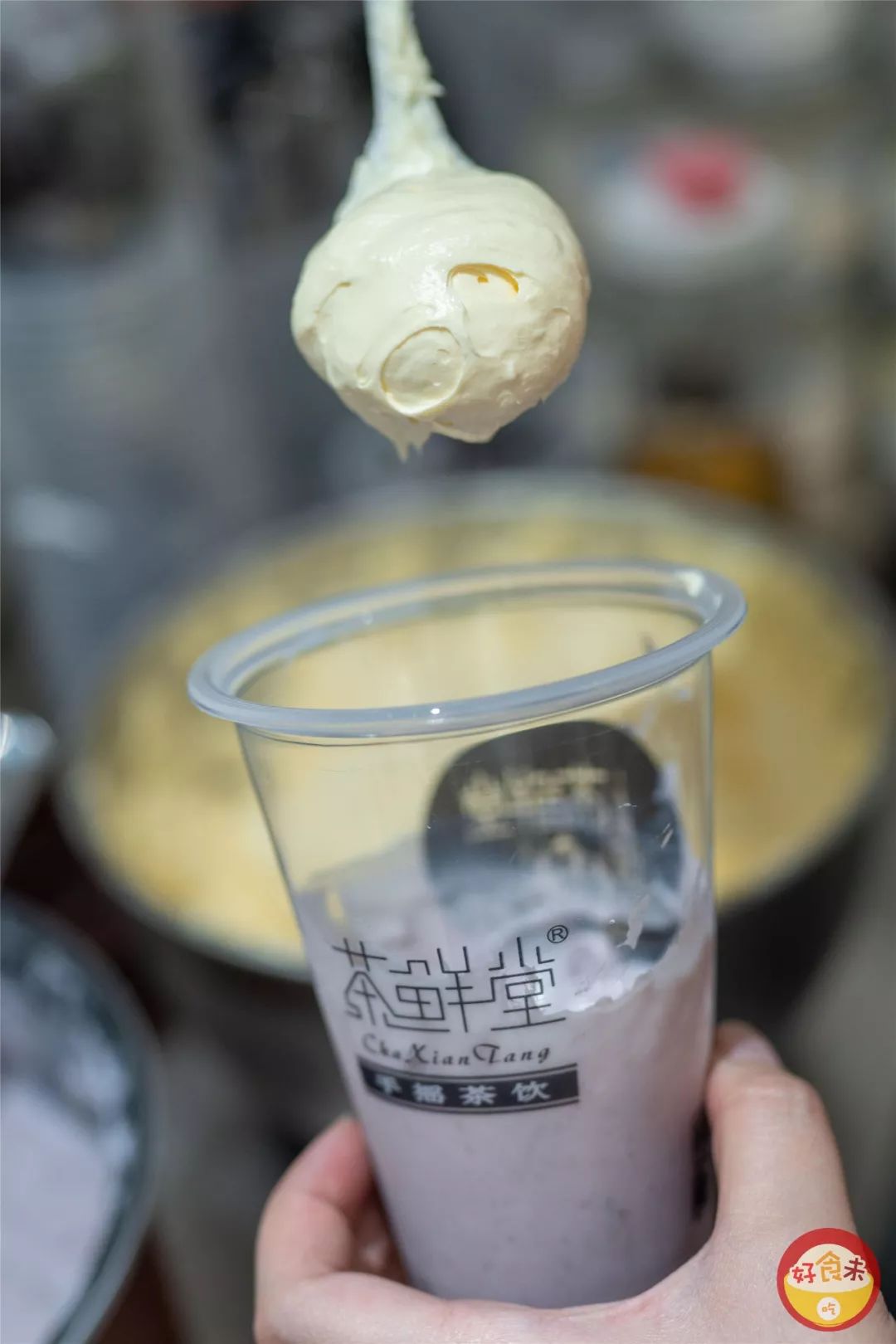 潮汕鲜芋蛋糕奶茶鼻祖来了第二杯不要钱