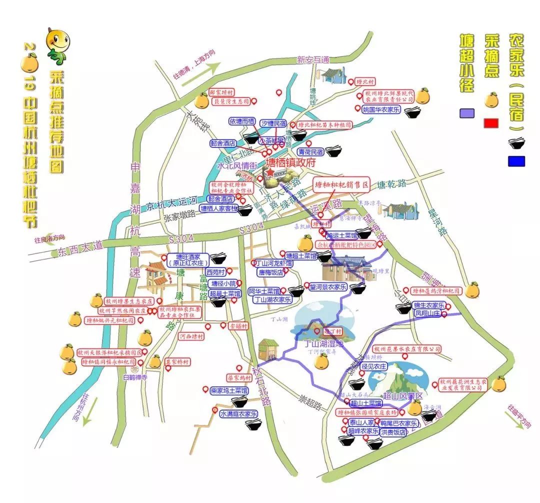 小满来临塘栖枇杷节也来了采摘地图新鲜出炉还有交通专线送你去