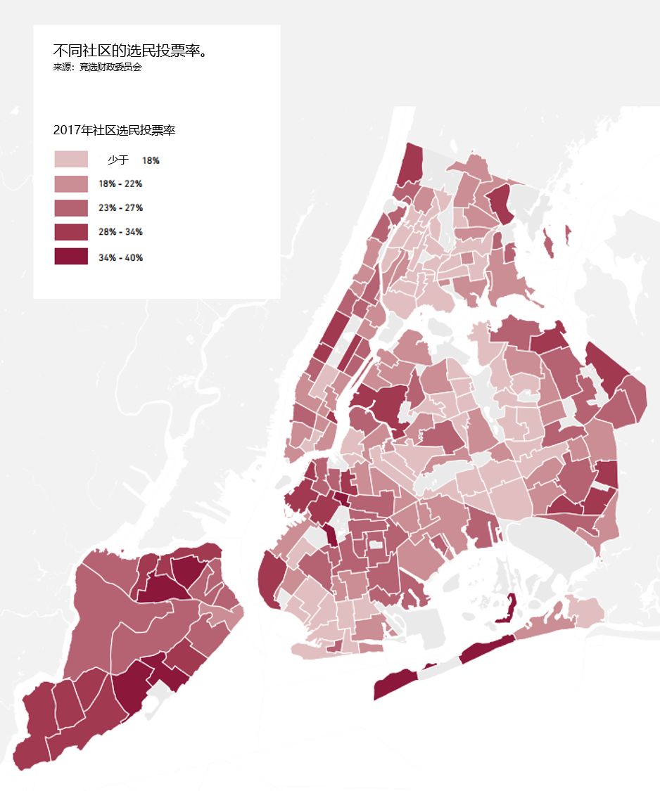 图:纽约市竞选财政委员会这些努力将在未来几年加快进程,纽约五区的