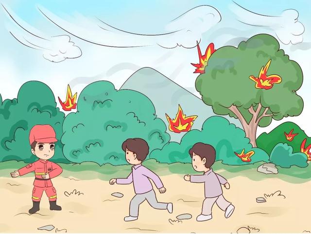 威课堂丨一部原创卡通漫画带你迅速了解 森林草原防火必备小常识_火灾