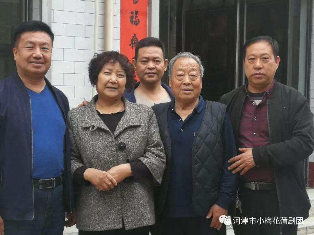 荣河镇上拜访蒲剧名家孙元寿,孙青梅夫妇