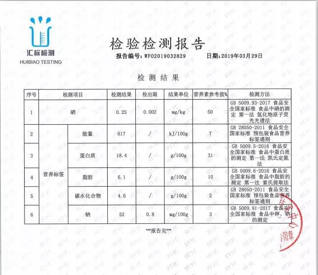 富硒检测报告——由权威检测机构提供