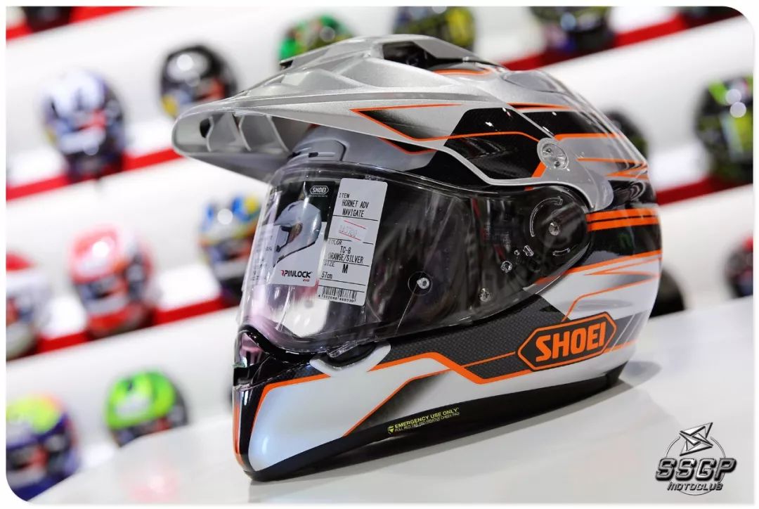 shoei冒险之旅的好伴侣拉力盔hornetadv