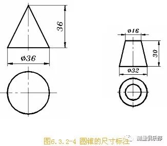教你看基本立体的尺寸标注