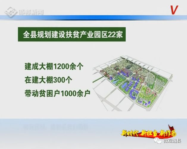 5月21日,邯郸电视台《邯郸新闻》播发《魏县摘帽不摘责 以产业发展
