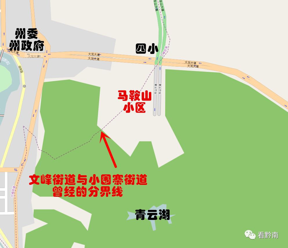 此时就会出现行政管理问题这里到底属于小围寨街道还是文峰街道?