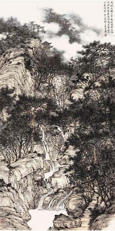 不负家山段铁山水画作品展