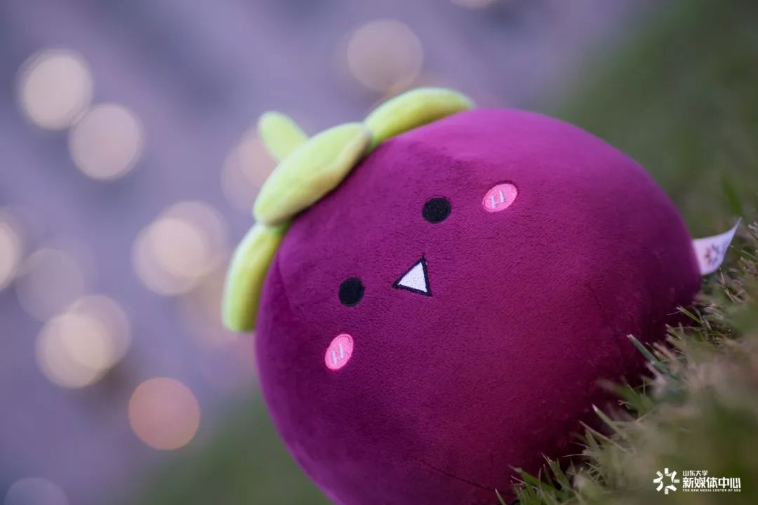 精灵吉祥物出没捕捉这只山竹陪你逛山大