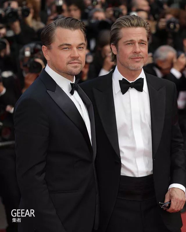 g明星皮特和小李子出席坎城影展新片好莱坞往事将角逐竞赛单元