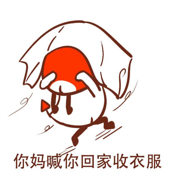 搞笑表情包别追了你妈喊你回家收衣服了