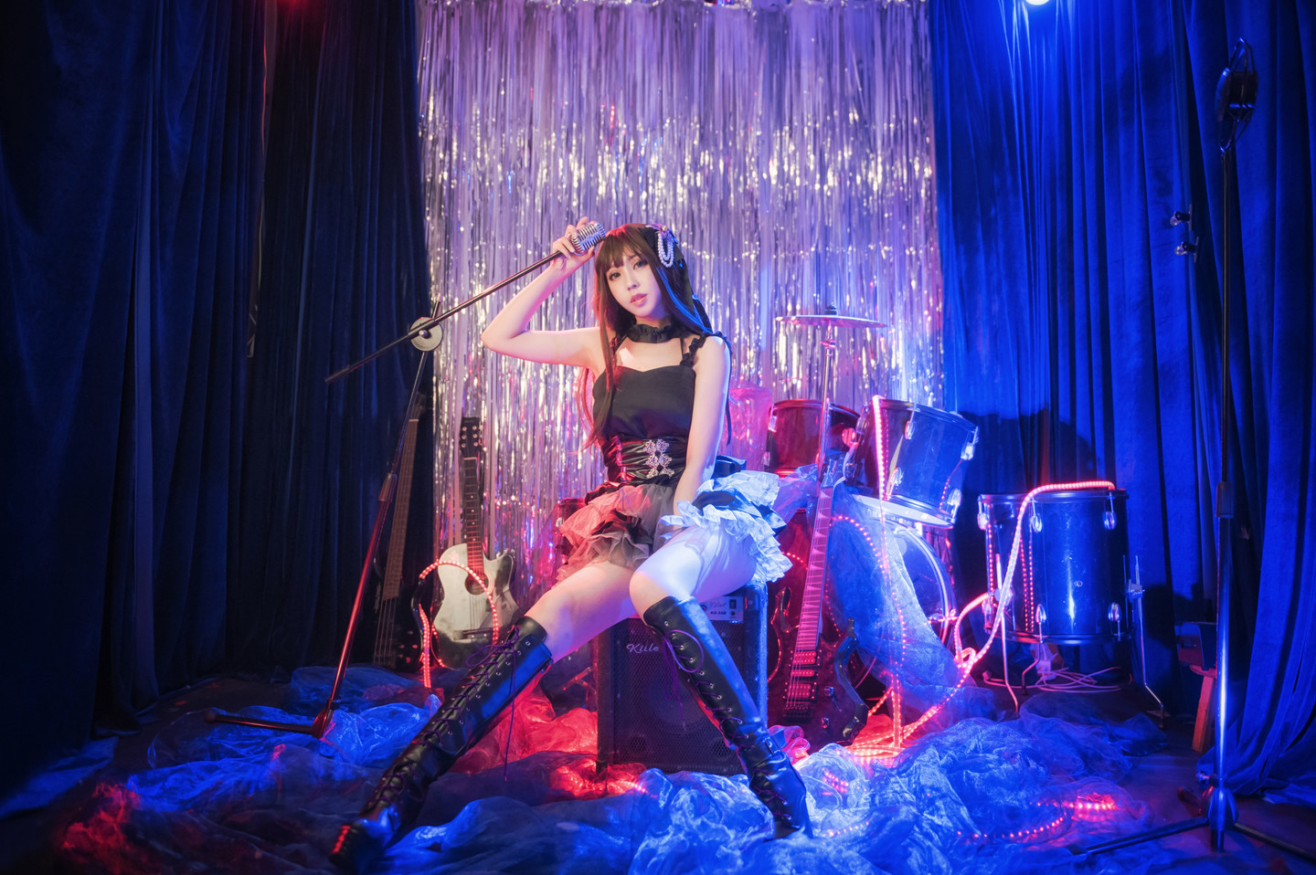 cos:涩谷凛,一套非常帅气的打歌服.