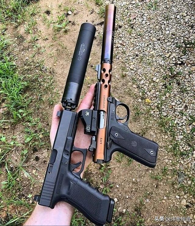 手枪加消音,不是一般帅!