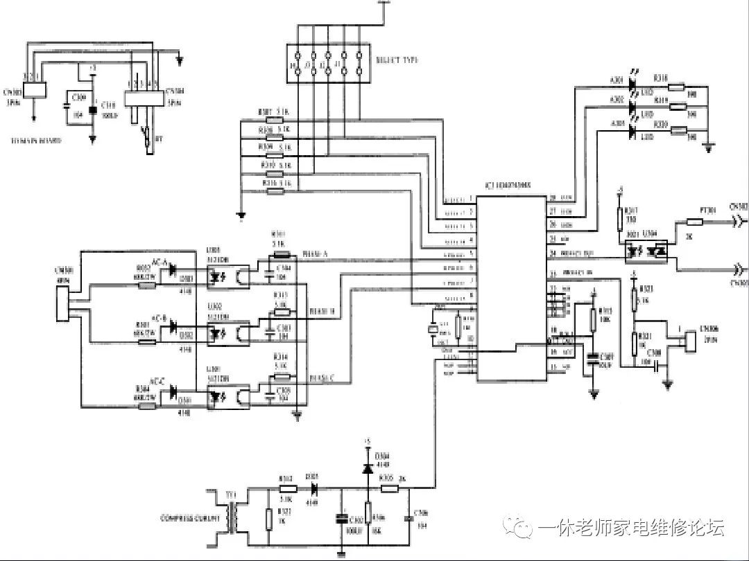 空调pg电机电路图图片