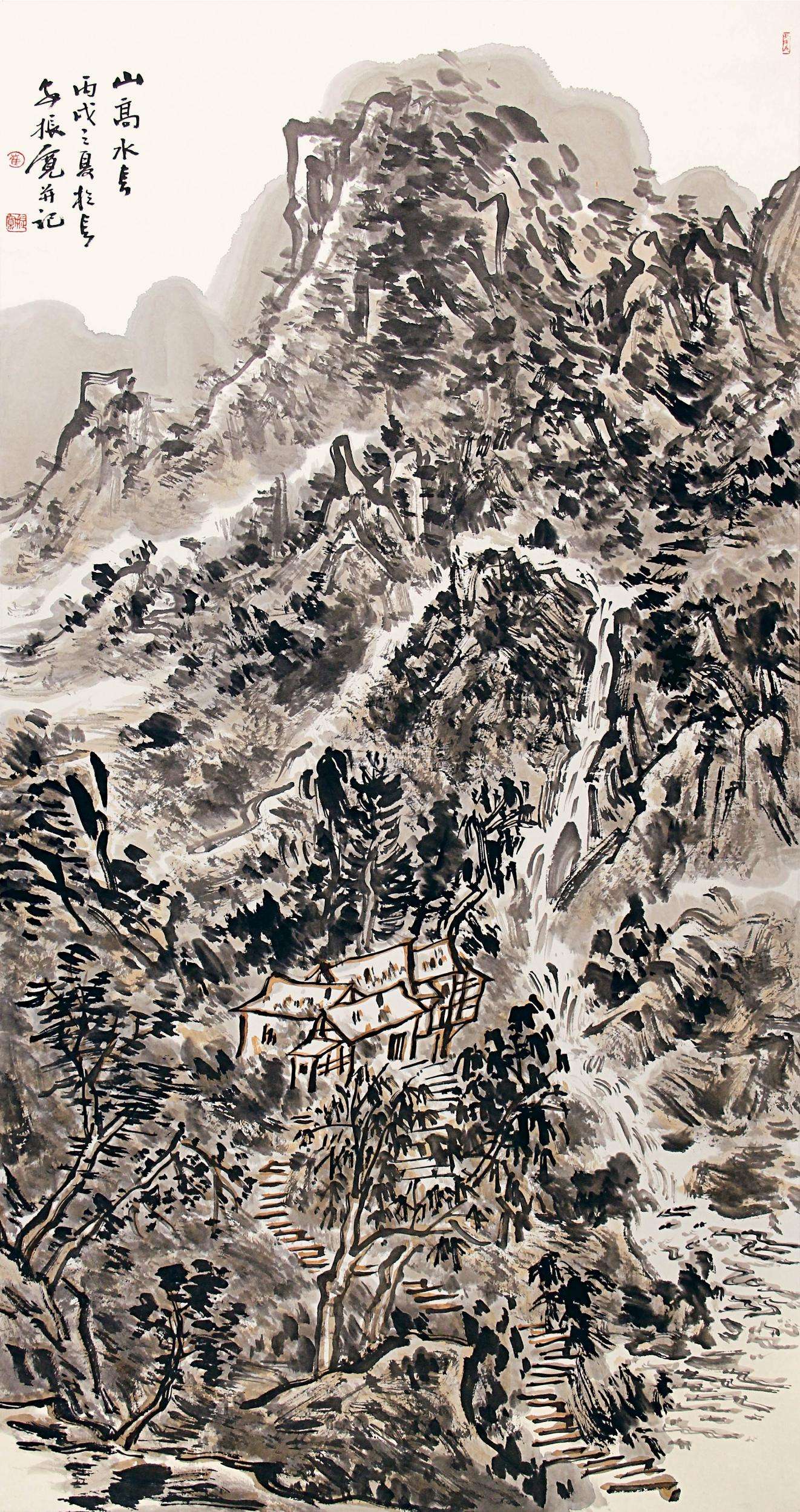 身处大西北黄土高原的崔振宽,何以对黄宾虹的艺术情有独钟?_作品