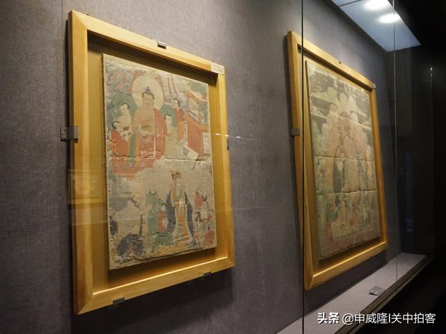 原创西安曲江艺术博物馆参观中国古代壁画源流展