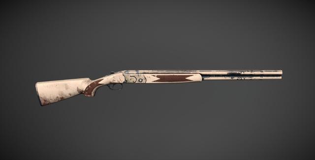 这是类似于连发的霰弹枪了,它是所有武器当中伤害最高的,同时它有可能