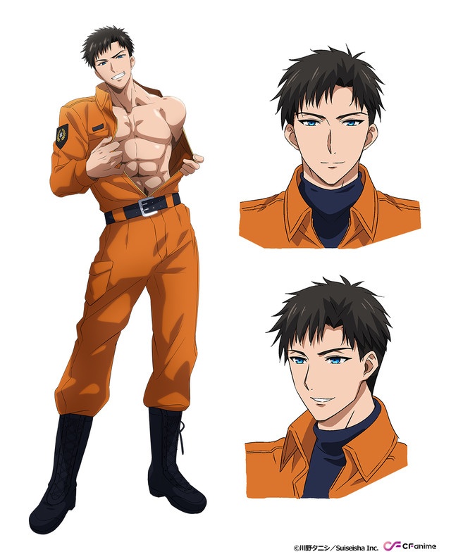 动画《青梅竹马是消防员-》公布角色设定图及声优 7月7日播出