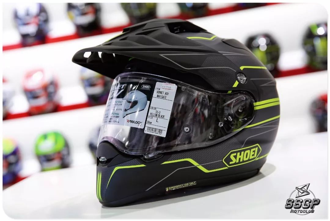 shoei冒险之旅的好伴侣拉力盔hornetadv