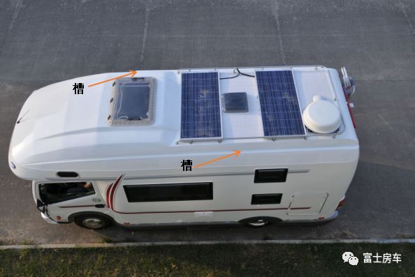 1,富士c型房车的车顶有着足够的承重能力,达到500公斤以上.