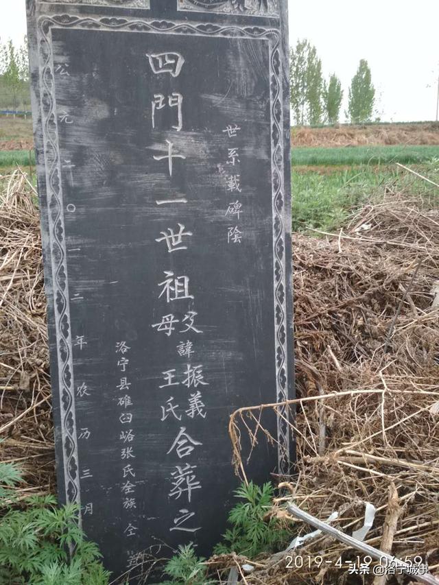 碓臼峪张氏祖茔墓碑张氏祖茔位于熊耳山下碓臼峪村东2里许大沟河沟口