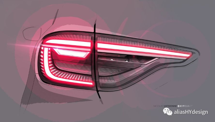 150张车灯手绘设计图官图aliashydesign分享