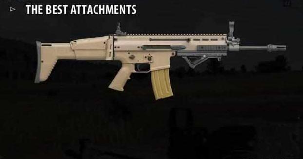 绝地求生在没有消音器的前提下scarl的声音可以说是最好听的