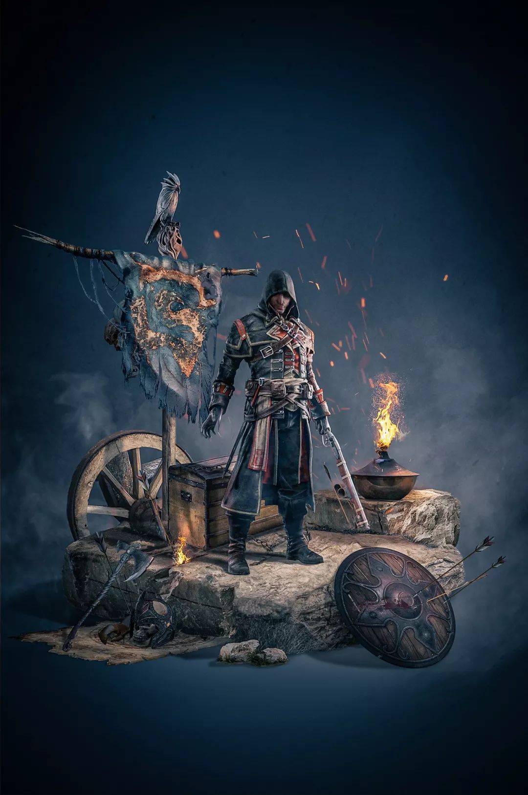 超细腻写实小景合成海报解析杰视帮