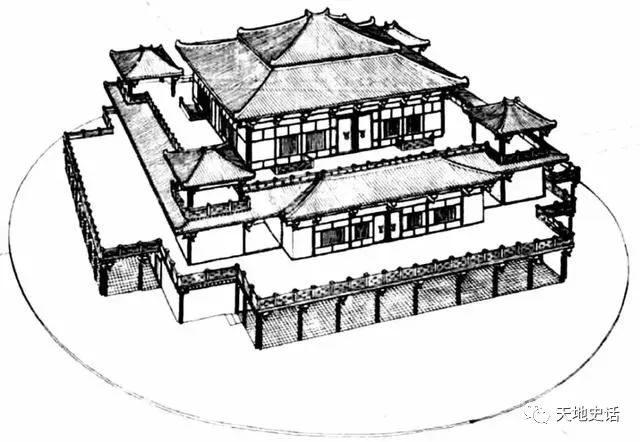 汉长安南郊的明堂辟雍,是早期的大型建筑遗存.