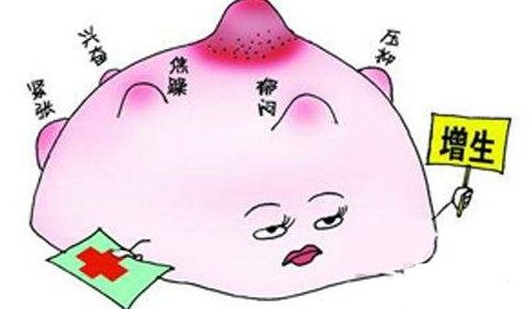 2.肿瘤是乳房内生长的与腺体完全不同的瘤体.