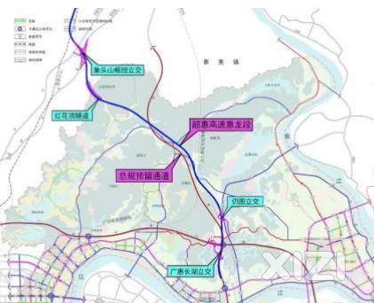 惠阳新龙大道线路图图片