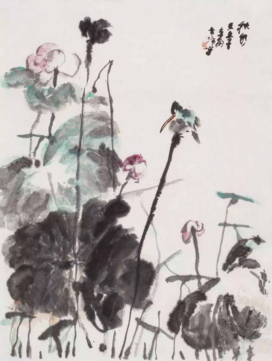 当代名家丨韩沛池水墨画作品赏析_传统